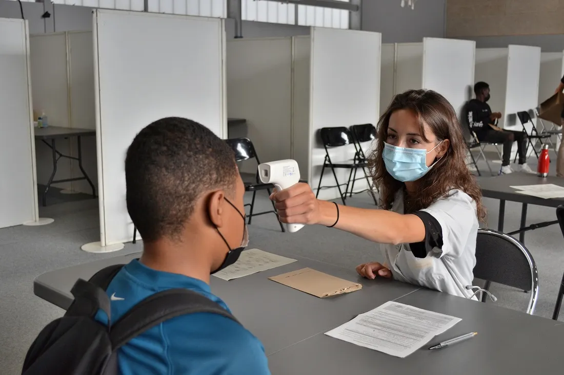 Vaccination des jeunes du collège Clotilde Vautier 